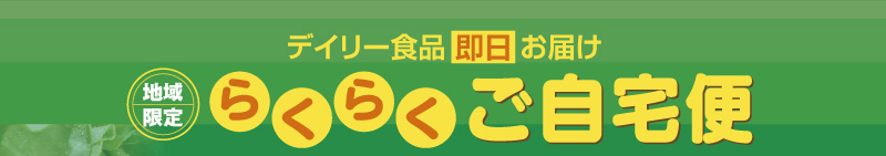 デイリー食品即日お届け 地域限定 らくらくご自宅便